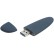 Флешка Pebble Universal, USB 3.0, серо-синяя, 32 Гб
