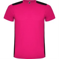Спортивная футболка DETROIT мужская, ФУКСИЯ/ЧЕРНЫЙ