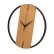 Деревянные часы с металлическим ободом Time Wheel