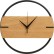 Деревянные часы с металлическим ободом Time Wheel