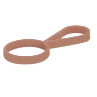 Кольцо-держатель силиконовое для термобутылки Olivia, мокко