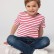Футболка детская Miles Kids белая с красным