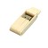 USB 2.0- флешка на 64 Гб прямоугольной формы с раскладным корпусом