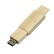USB 2.0- флешка на 64 Гб прямоугольной формы с раскладным корпусом