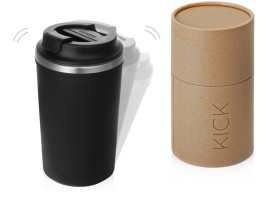 Герметичная термокружка на присоске Kick, 350 мл