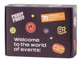 Коробка подарочная Zand, M с УФ- печатью на вылет