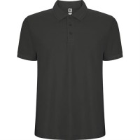 Футболка поло PEGASO PREMIUM мужская, ТЕМНЫЙ ГРАФИТ