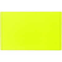 Лейбл из ПВХ Dzeta, ХL, желтый неон