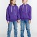 Толстовка с капюшоном детская Kirenga Kids, фиолетовая
