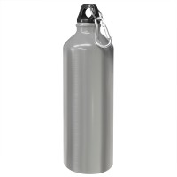 Алюминиевая бутылка Alulight, Cеребристый