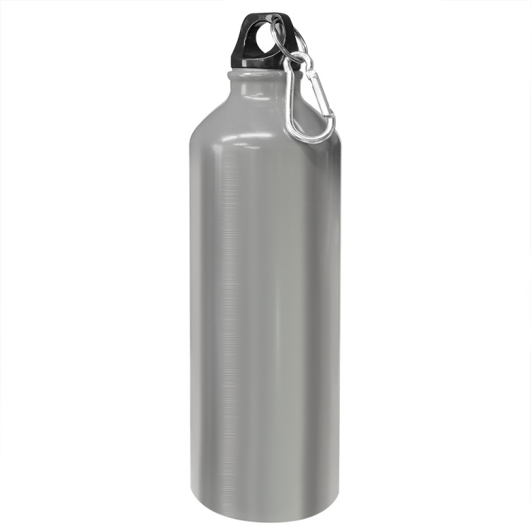Алюминиевая бутылка Alulight, Cеребристый