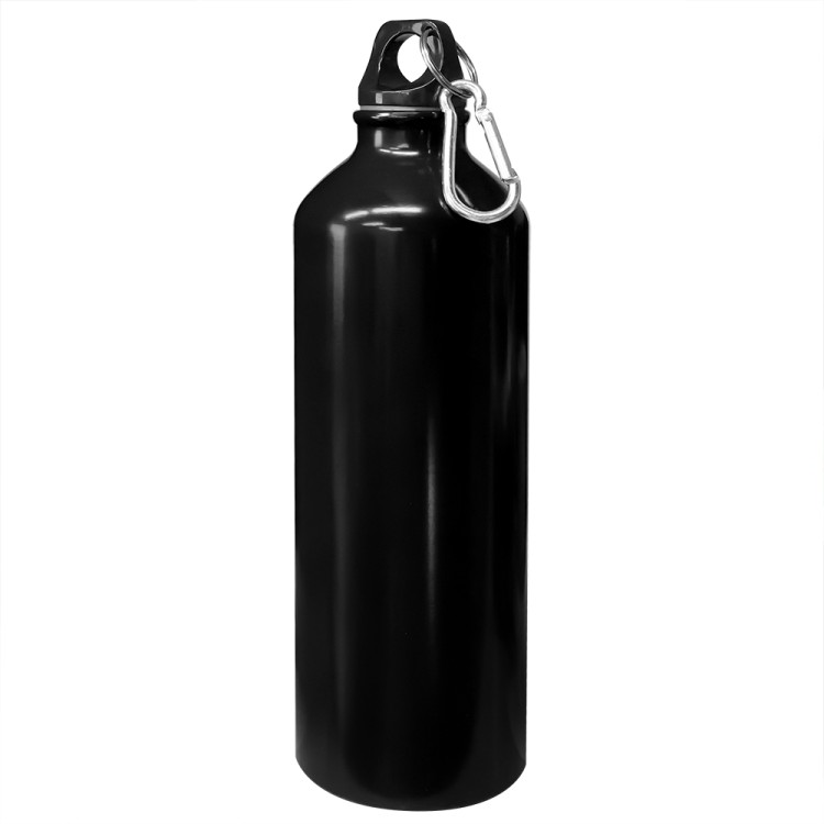 Алюминиевая бутылка Alulight, Чёрный Алюминиевая бутылка Alulight, Чёрный
