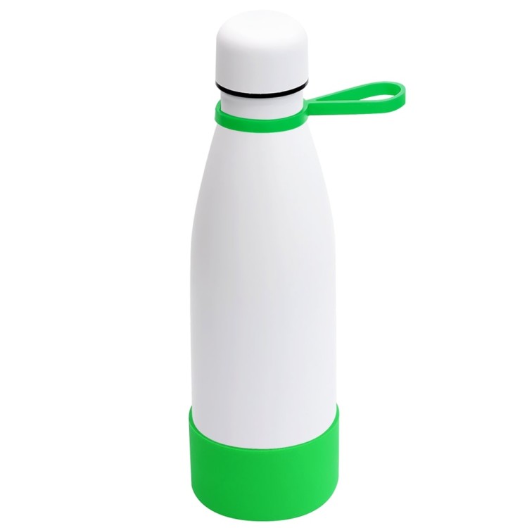 Термобутылка герметичная вакуумная Olivia To Go, белый/зелёный Термобутылка герметичная вакуумная Olivia To Go, белый/зелёный