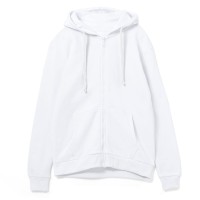 Толстовка на молнии с капюшоном Siverga Heavy 2.0, белая