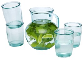 Набор из 5 предметов Terazza из переработанного стекла