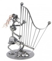 Чарующие звуки арфы Фигурки из металла HINZ & KUNST
