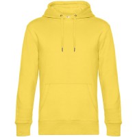 Толстовка с капюшоном унисекс King, желтая