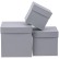 Коробка Cube, L, серая