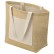 Сумка Jute джутовая с широким дном и карманом