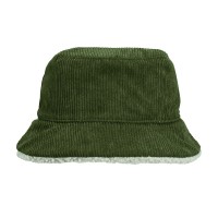 Панама Bucket двусторонняя утепленная, хаки с бежевым