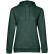 Толстовка с капюшоном женская Hoodie, темно-зеленый меланж