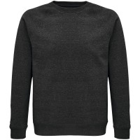 Свитшот унисекс Space, черный меланж