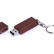 USB 2.0- флешка на 64 Гб прямоугольная форма, колпачок с магнитом