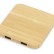 USB-хаб с беспроводной зарядкой из бамбука Plato, 5 Вт