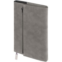 Ежедневник Grace на заказ, недатированный, серый