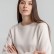 Свитшот унисекс BNC Inspire (Organic), молочно-белый