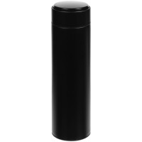 Смарт-бутылка с заменяемой батарейкой Long Therm, черная