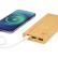 Портативное зарядное устройство Tulda из бамбука, 10000 mAh