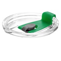 Крышка пластиковая к стакану стеклянному Mango, зеленая