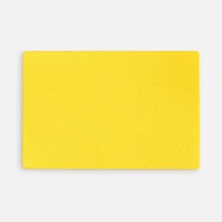 Наклейка тканевая Lunga, L, желтая