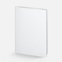 Ежедневник Nebraska Flex, недатированный, белый с серебристым