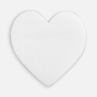 Наклейка тканевая Lunga Сor, M, белая