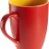 Кружка Bright Tulip, матовая, красная с желтым