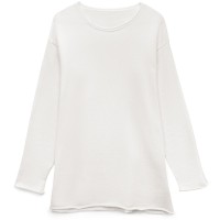 Лонгслив унисекс Siluetti Fuori, молочно-белый