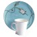 Кружка CUP ALICE BLU
