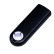 USB 2.0- флешка промо на 64 Гб прямоугольной формы, выдвижной механизм