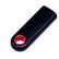 USB 2.0- флешка промо на 64 Гб прямоугольной формы, выдвижной механизм