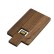 USB 2.0- флешка на 8 Гб в виде деревянной карточки с выдвижным механизмом