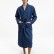 Халат вафельный Kimono, темно-синий
