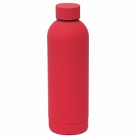 Термобутылка Perfecto софт-тач, красный