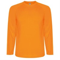 Спортивная футболка MONTECARLO L/S мужская, ФЛУОРЕСЦЕНТНЫЙ ОРАНЖЕВЫЙ
