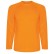 Спортивная футболка MONTECARLO L/S мужская, ФЛУОРЕСЦЕНТНЫЙ ОРАНЖЕВЫЙ