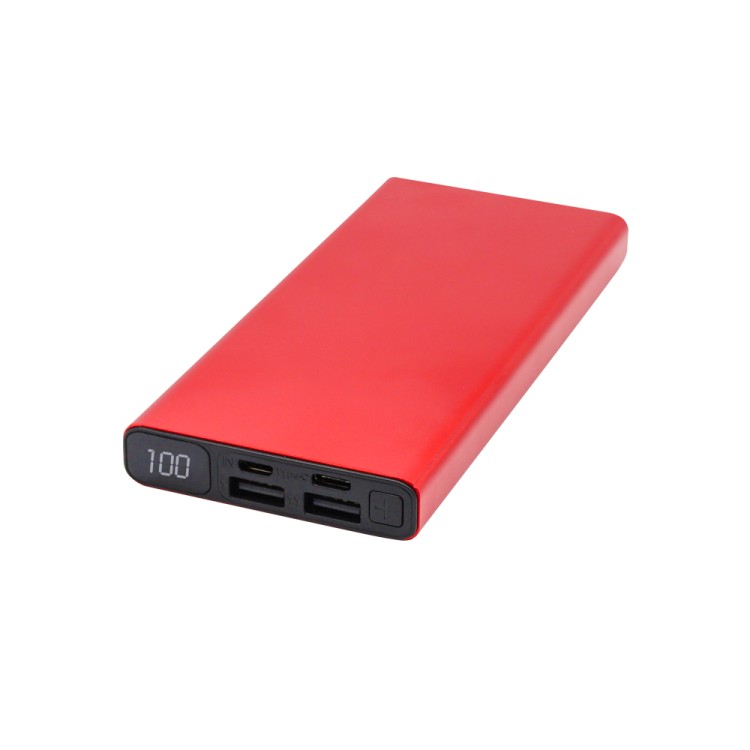 Внешний аккумулятор Hoginn, 10000mAh, красный