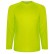 Спортивная футболка MONTECARLO L/S мужская, ФЛУОРЕСЦЕНТНЫЙ ЖЕЛТЫЙ