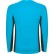 Спортивная футболка SHANGHAI L/S мужская, БИРЮЗОВЫЙ/ТЕМНЫЙ ГРАФИТ