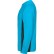 Спортивная футболка SHANGHAI L/S мужская, БИРЮЗОВЫЙ/ТЕМНЫЙ ГРАФИТ